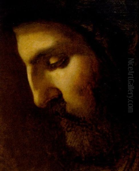 Tete D'homme Barbu, Vue De Profil - view 1