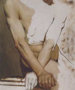 Man's Arm And Torso by Jean Auguste Dominique Ingres