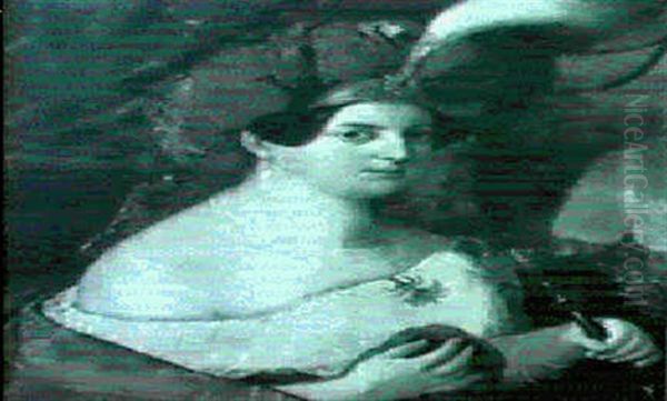 Portrait Of A Lady, Bust Length In Persian Costume - view 1