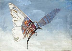 Butterfly Ii by Dragutin Inkiostri-Medenjak