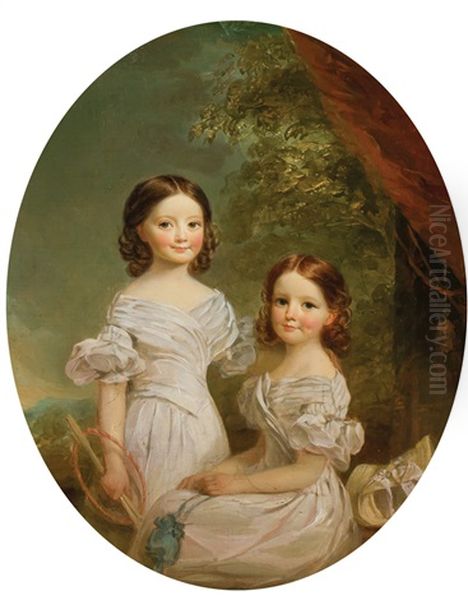 Pair Of Portraits, Two Pairs Of Sisters - view 1