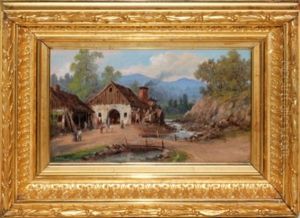 Village Scene Village Scene