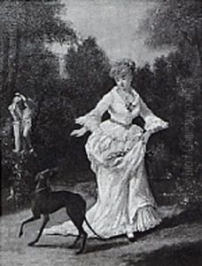The Lady And Dog The Lady And Dog
