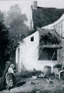 Woman Returning To The Farmhouse Yard Woman Returning To The Farmhouse Yard