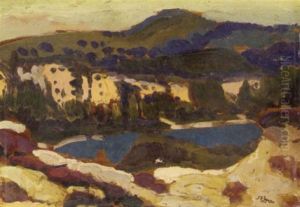 The Blue Pool, Dorset by James Dickson Innes