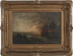 Autumn Sunset by George Inness Jnr.