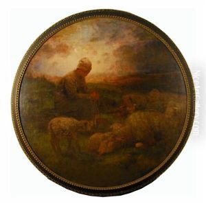 Shepherdess At Sunset Shepherdess At Sunset