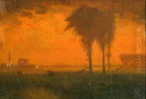 Pastoral Landscape by George Inness Jnr.