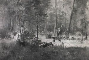 Fox Hunting Scene Fox Hunting Scene