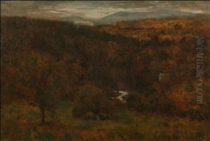 Blue Ridge Orange Mountain N.j. by George Inness