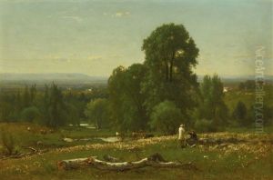 Landscape (view Near Kingston) by George Inness