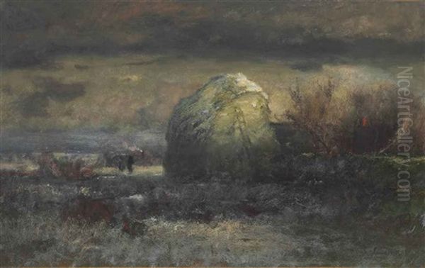 A Snowy Haystack - view 1