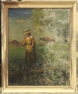 A Timid Step by George Inness