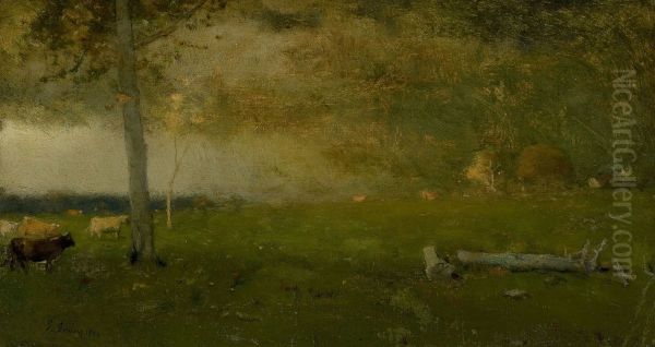 Landscape (cattle In Storm) - view 1