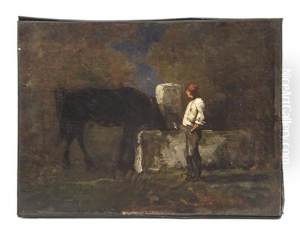 Watering Horse - view 1