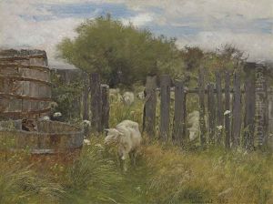 Back Of Nichols Barn, Sconset by George Inness