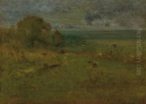 View From The Hill by George Inness