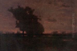 A Sunset At Milton by George Inness