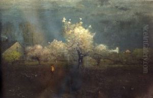 Apple Orchard, Spring Showers by George Inness