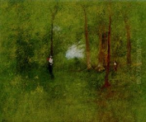 Interior Of A Wood by George Inness