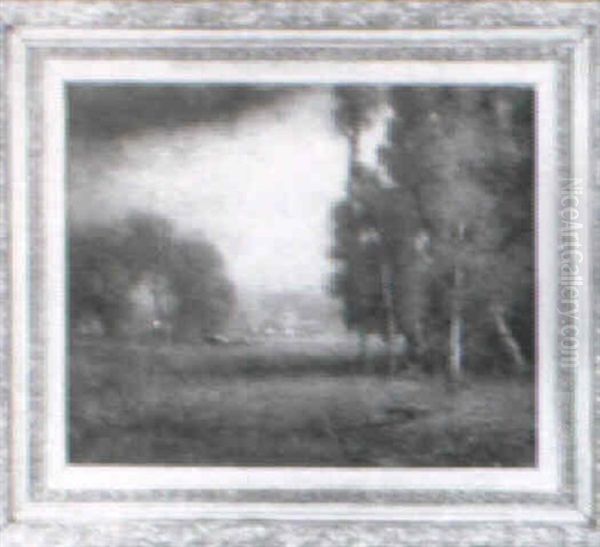 Pastoral Landscape With Cattle And Cottages - view 1