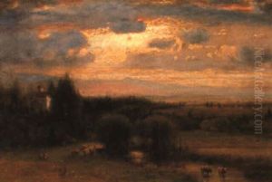 Midsummer, Hudson Valley by George Inness