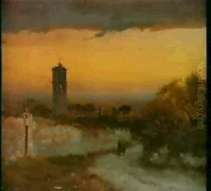 Monastery Of Albano by George Inness