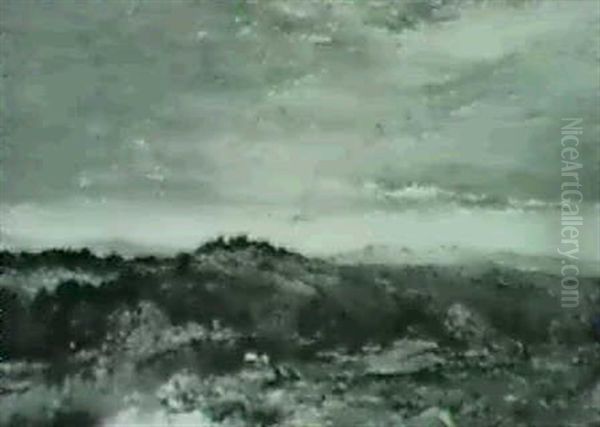 Cows In River Landscape - view 1