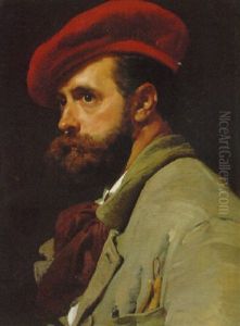 Portrait Of An Artist (self Portrait?) by Ferenc Innocent