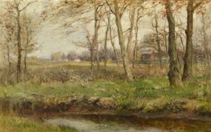The Insley Homestead, Nanuet by Albert Babb Insley