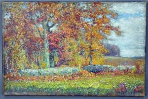 An Impressionist Landscape by Albert Babb Insley