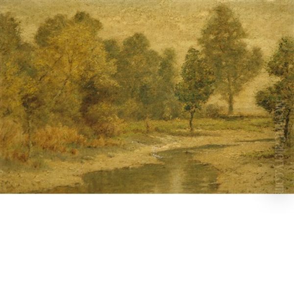 Autumn Landscape With A Stream - view 1
