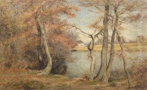 Lakeside Landscape, Autumn by Albert Babb Insley