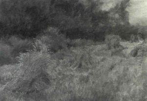 Haystacks by Albert Babb Insley