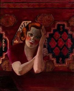 Portrait Of A Lady by Victor Barthe