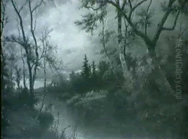 Autumn, Hackensack River, New Jersey - view 1