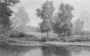 Trees By A River Trees By A River