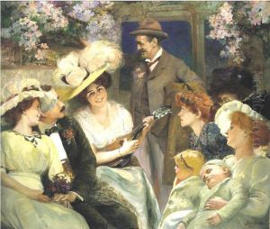 Depart Pour Le Voyage De Noces by Paul Barthel