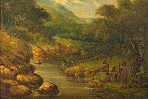 Hunters By A Stream Hunters By A Stream