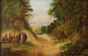 The Kaffir Chiefs Sandilli, Anta And Macomo Waiting For War News By Special Messenger by Frederick Timpson I'Ons