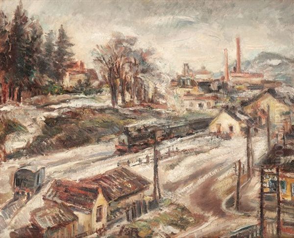 Railway Station At Prahova Valley - view 1