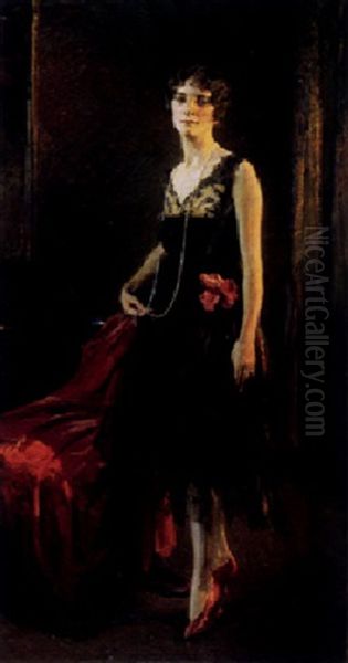 Black, Red And Gold - Edith Boyden Crocker Ipsen (mrs. Ernest Ludwig Ipsen) - view 1
