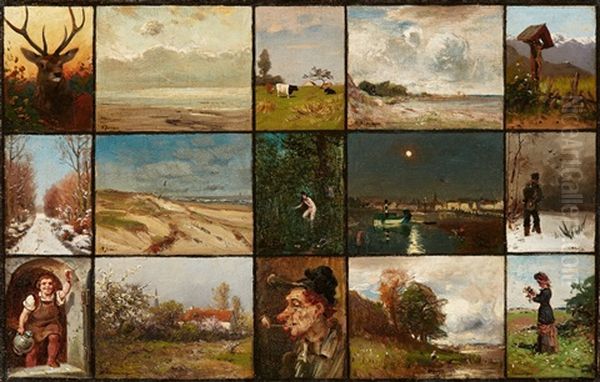 Fifteen Depictions By Various Painters - view 1