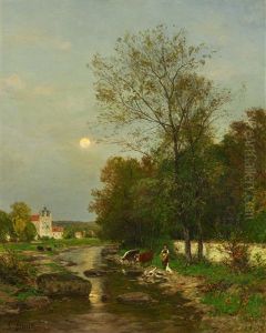 Bachlauf Am Niederrhein by Carl Irmer