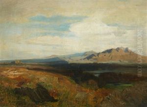 A Panoramic Landscape by Carl Irmer