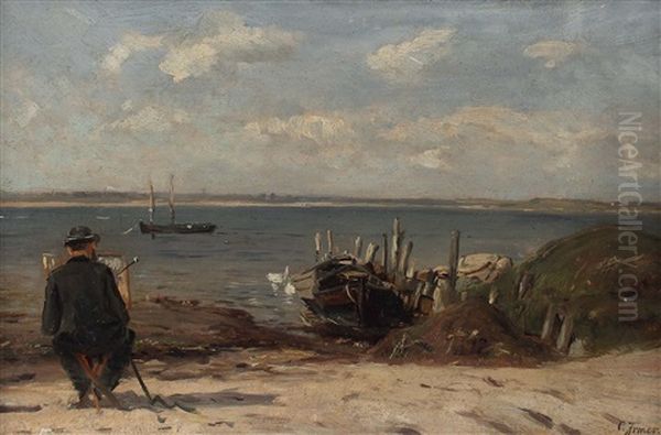 Maler Am Ostseestrand - view 1