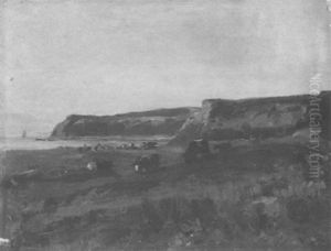 Weidende Kuhe Am Meer Weidende Kuhe Am Meer