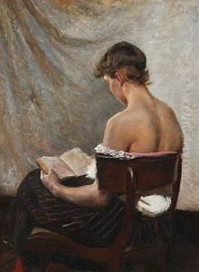 Back Turned Female Model by Valdemar Irminger