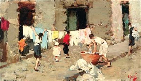 The Washerwomen - view 1