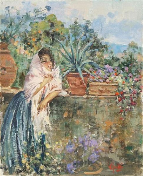 Fanciulla In Giardino - view 1